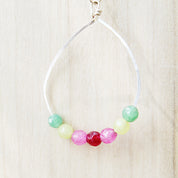 Watermelon Half Silver Necklace