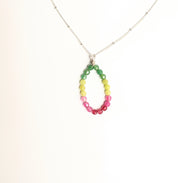 Watermelon Necklace in Sterling Silver OOAK