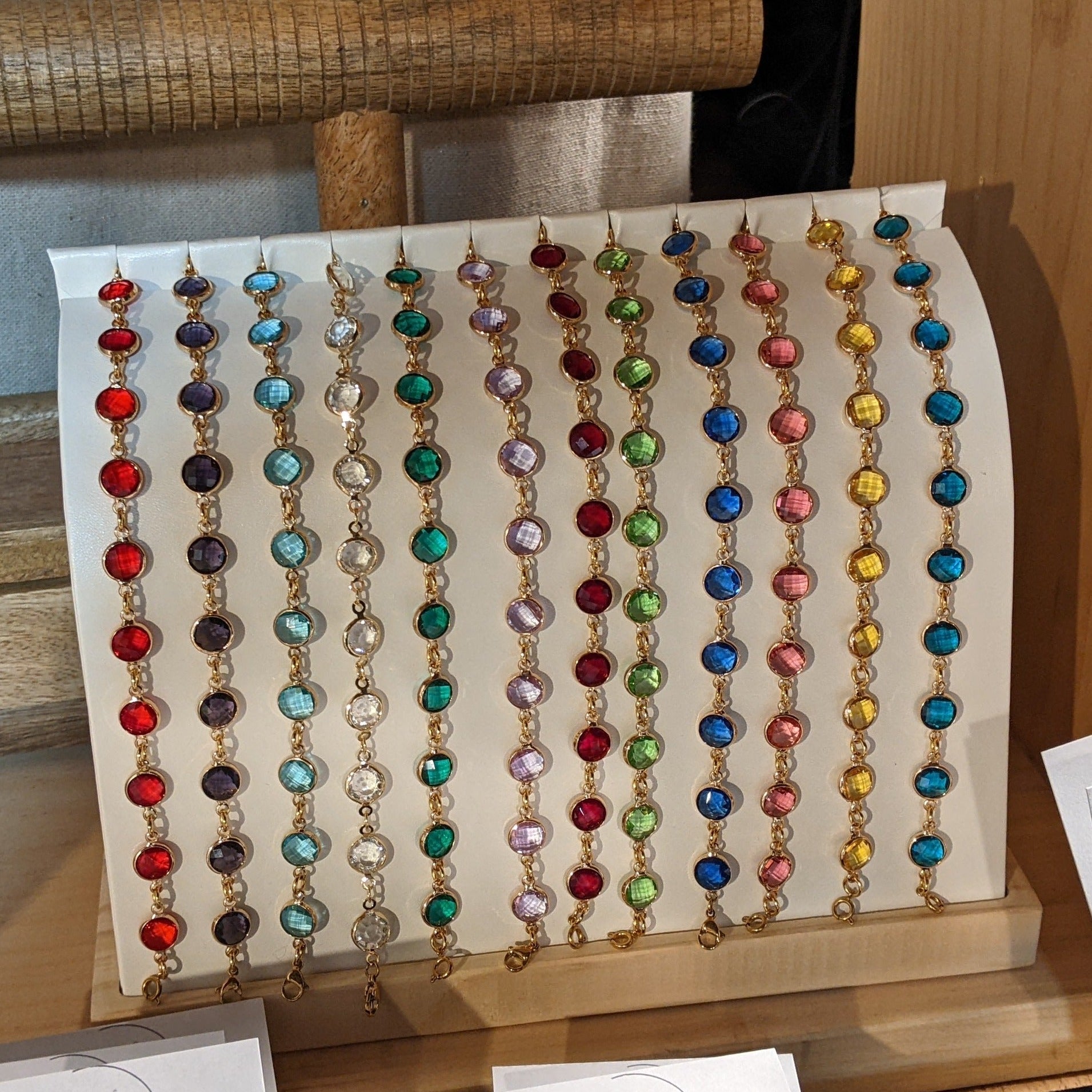 Birthstone Bracelet Personalized Jewelry Timeless Design Custom Gift