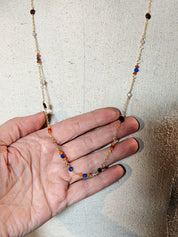 Subtle Sunrise Necklace in Gold Fill