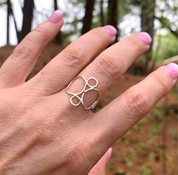 Orbit Ring – Sterling Silver or 18K Yellow Gold