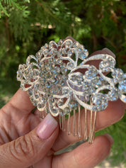 #016: Silver Bridal Hair Comb