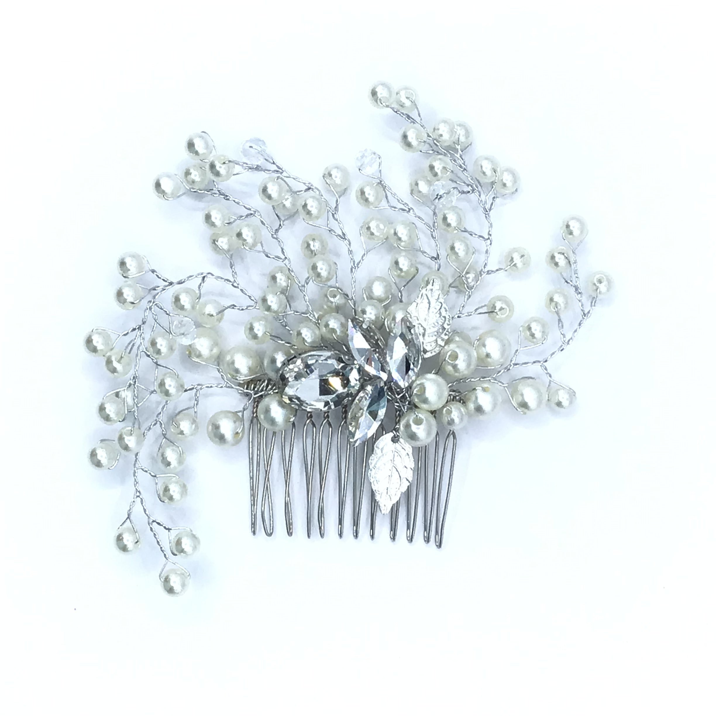 #30: Silver Bridal Hair Comb