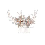 #017: Rose Gold Bridal Hair Comb