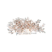 #040: Rose Gold Bridal Hair Comb