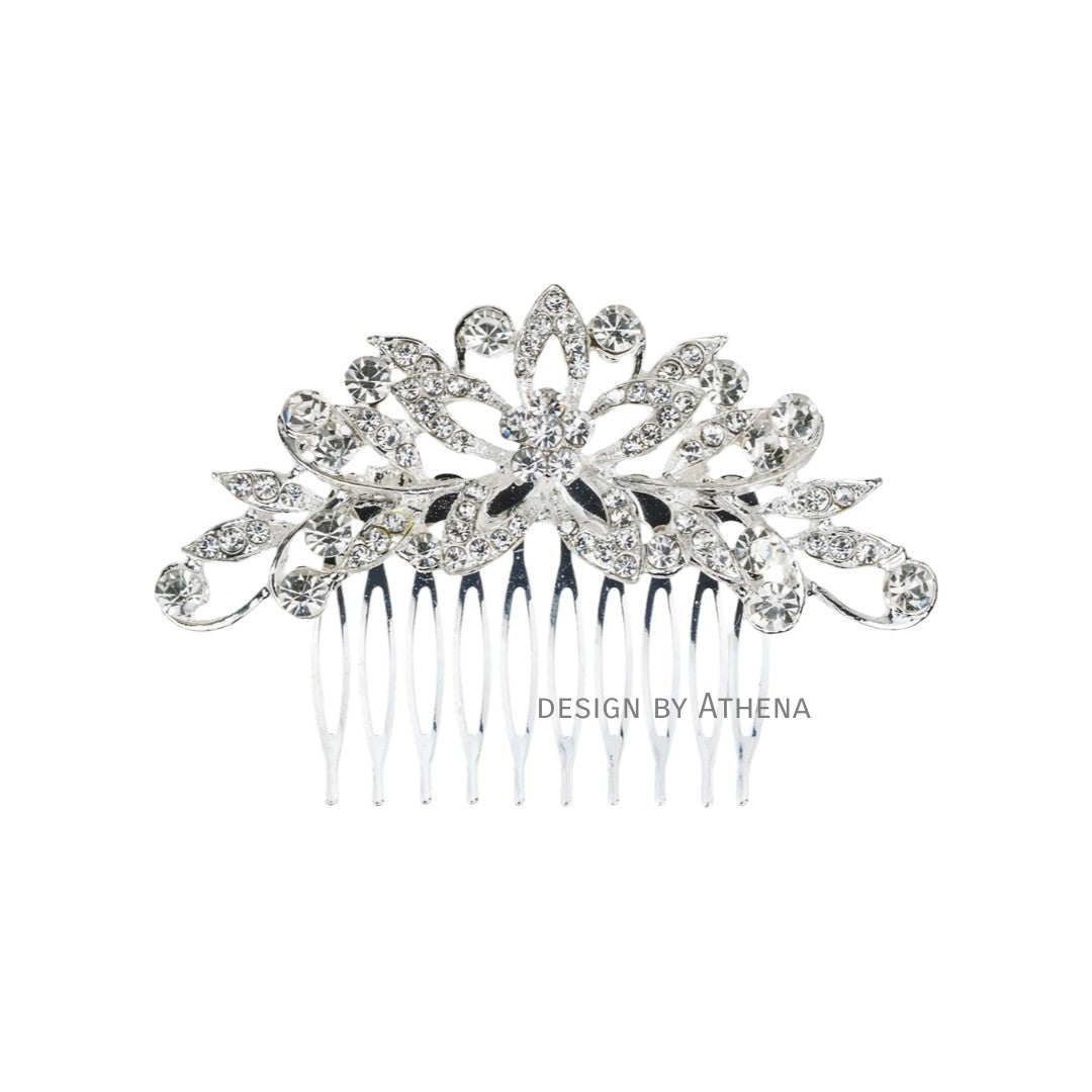 #6: Silver Bridal Hair Comb