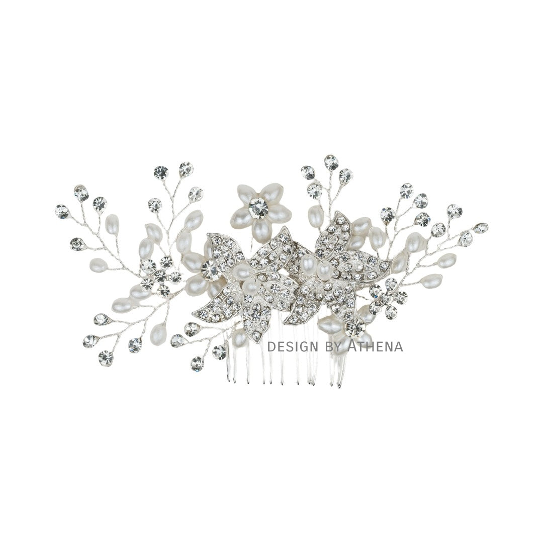 #4: Silver Bridal Hair Comb