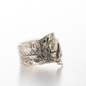 Croton Leaf Wrap Ring – Sterling Silver or 18K Gold (Made to Order) - The Captiva Collection