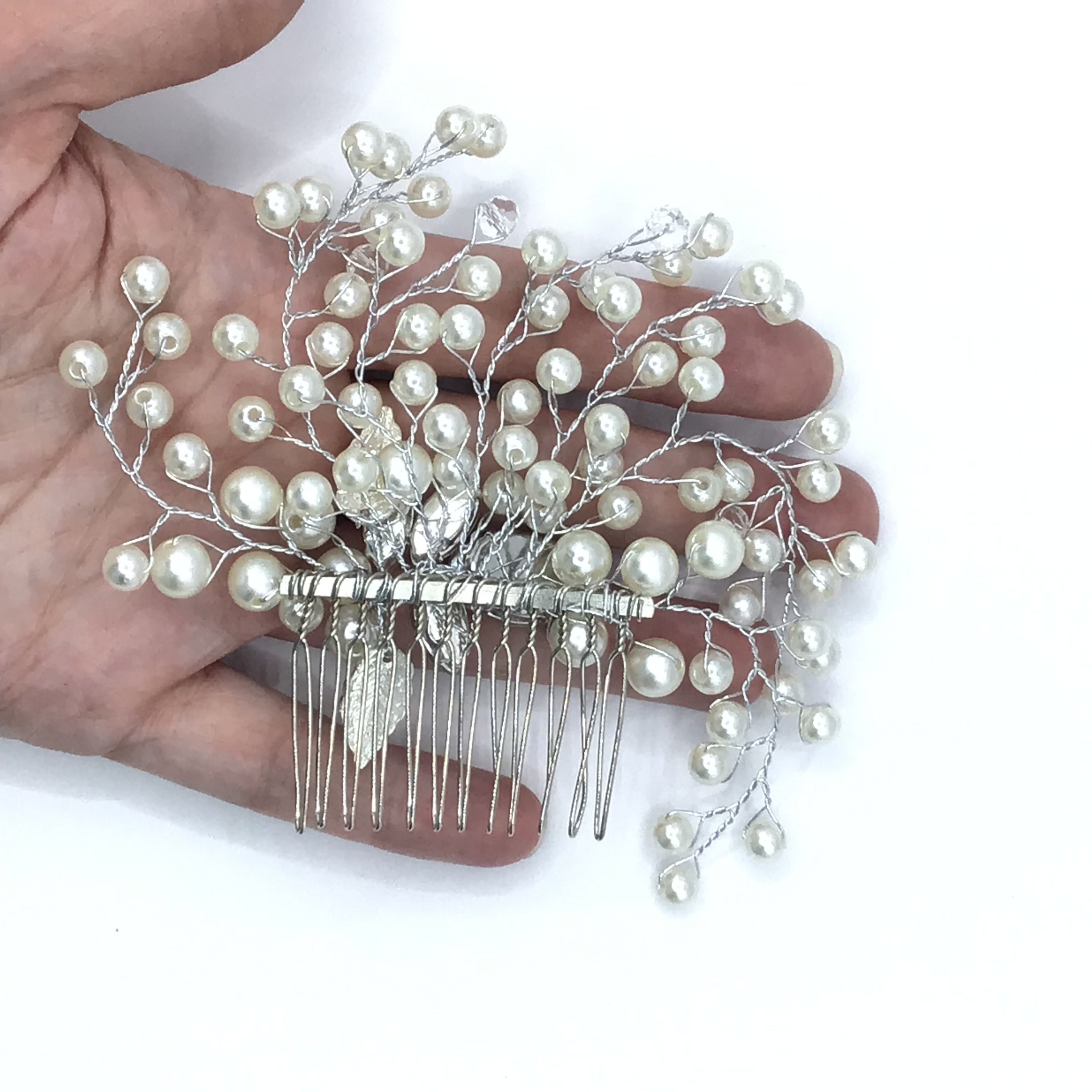 #30: Silver Bridal Hair Comb