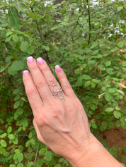 Open Circle Ring | Sterling Silver or 18K Gold | Circa | Handcrafted Geometric Statement Ring