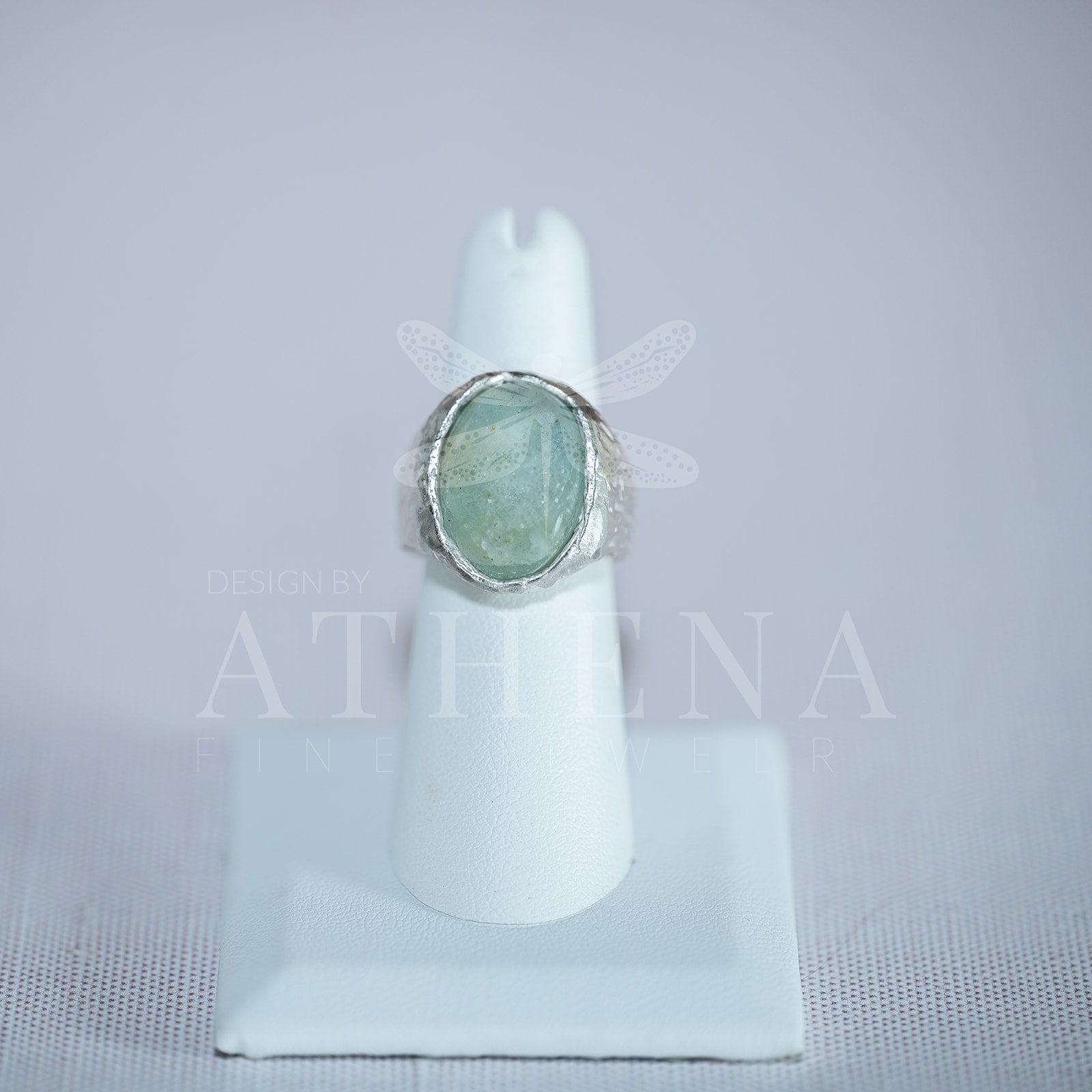 Seraphina’s Sea Ring | Ready-to-Ship Aquamarine Birthstone Ring | Sterling Silver