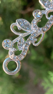 #036 Wholesale Silver Bridal Tiara – 1.7" CZ & Crystal Wedding Crown