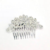 #6 - Silver Crystal Bridal Hair Comb, Wedding, Decorative Pin, Bridal Pin, Bridesmaid, Wedding Hair Accessories, Ornamental Accessories