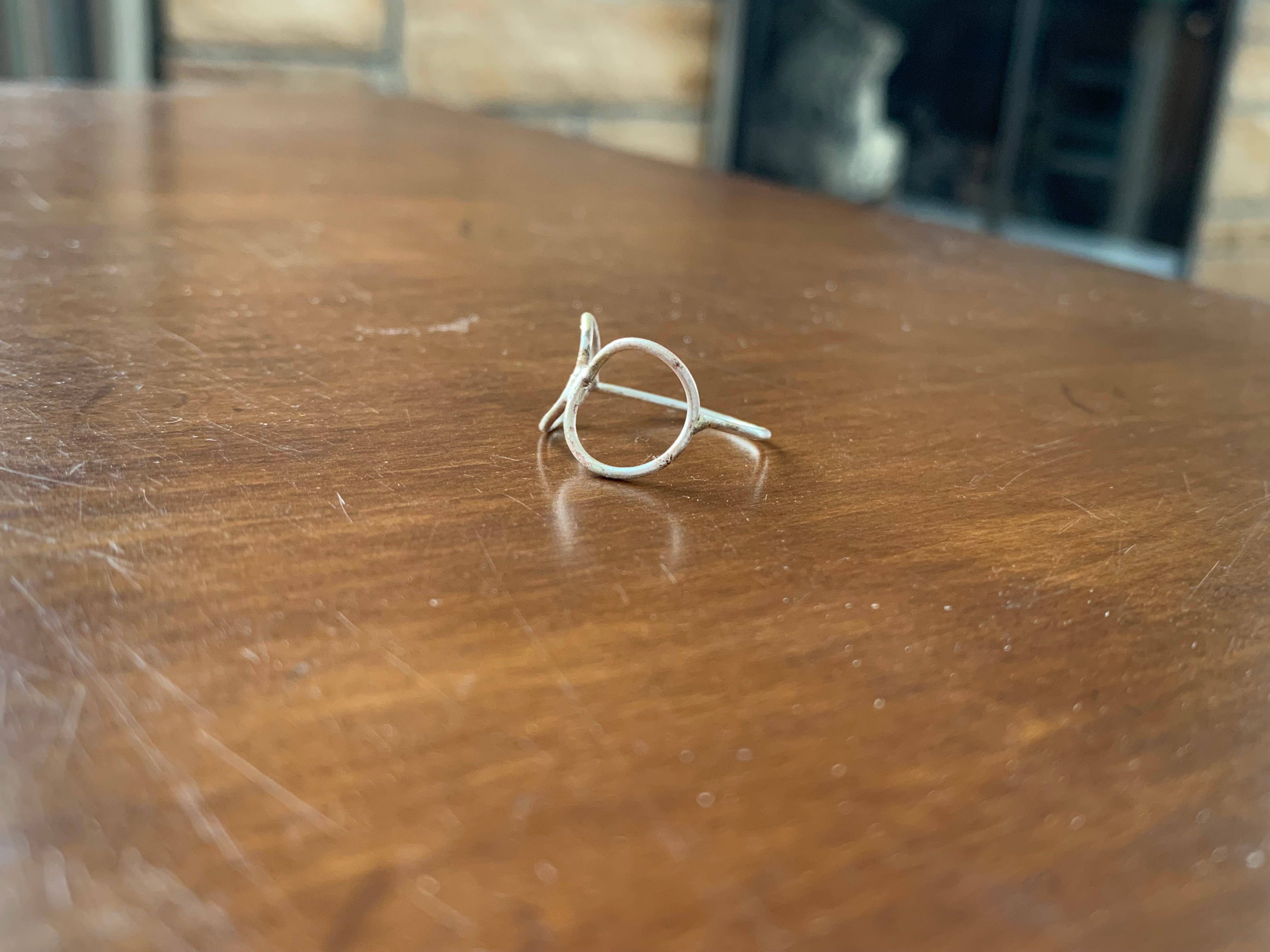 Infinite Connection Ring in Sterling Silver or 18K yellow gold