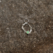 Sterling Silver Chrysoprase Pendant – Artemis Seed | Recycled Silver Goddess Jewelry (Chain Optional)