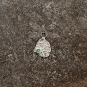 Sterling Silver Chrysoprase Pendant – Artemis Seed | Recycled Silver Goddess Jewelry (Chain Optional)