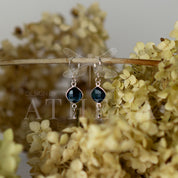 Kyanite Earrings in Sterling Silver