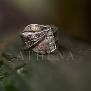 Croton Leaf Wrap Ring – Sterling Silver or 18K Gold (Made to Order) - The Captiva Collection