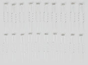 #009: Wholesale Bridal Hair Pins – Set of 20 Silver Pearl & CZ Crystal Flower Clips