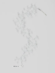 #021 Pearl Bridal Hair Vine – 12" Flexible Wedding Hairpiece for Brides & Bridesmaids