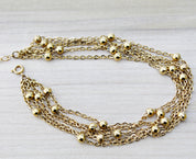 Sample Sale: Layered Bracelet in Stainless Steel Silver and Gold