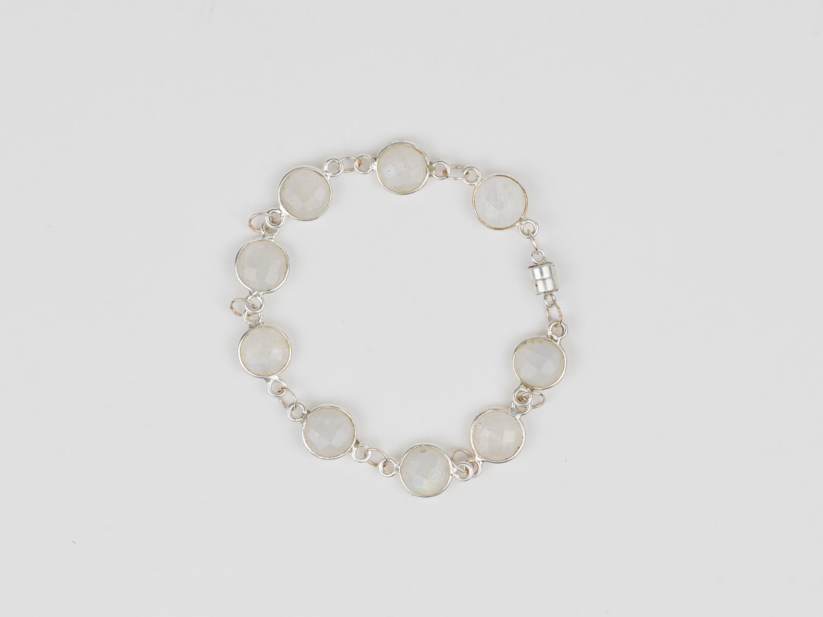 Moonstone Bracelet | Sterling Silver | Handmade June Birthstone Gift
