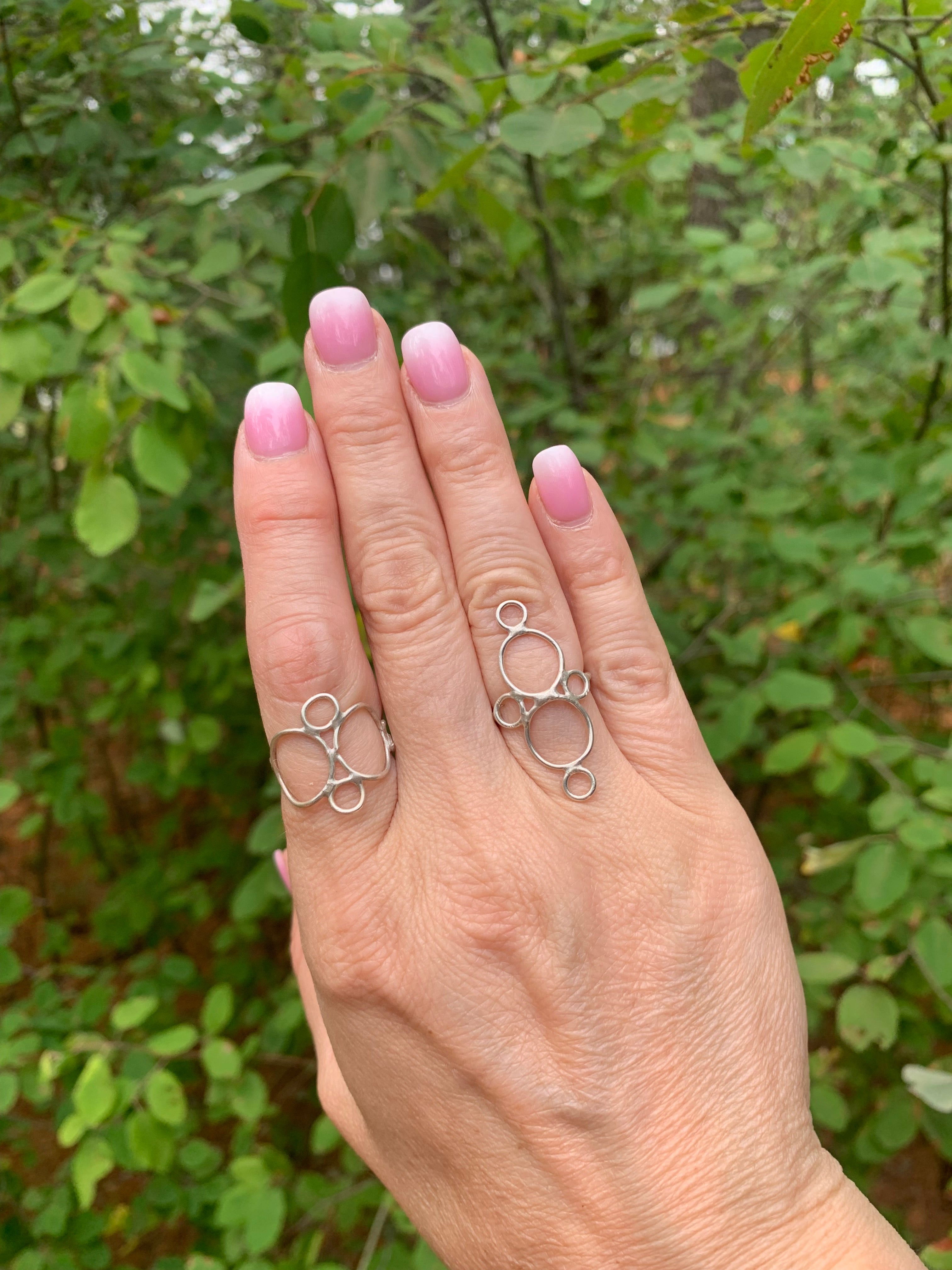 Orbit Ring – Sterling Silver or 18K Yellow Gold