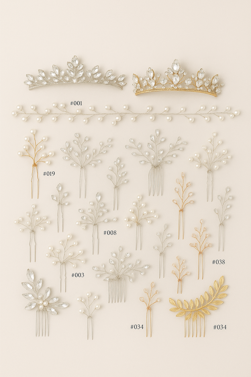 Bridal Accessories Pick Box – Full Collection (38 Styles)