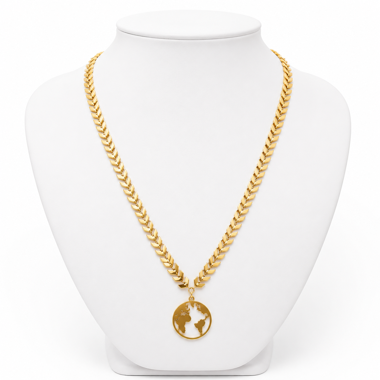 Sample Sale: Chevron Necklace - Earth