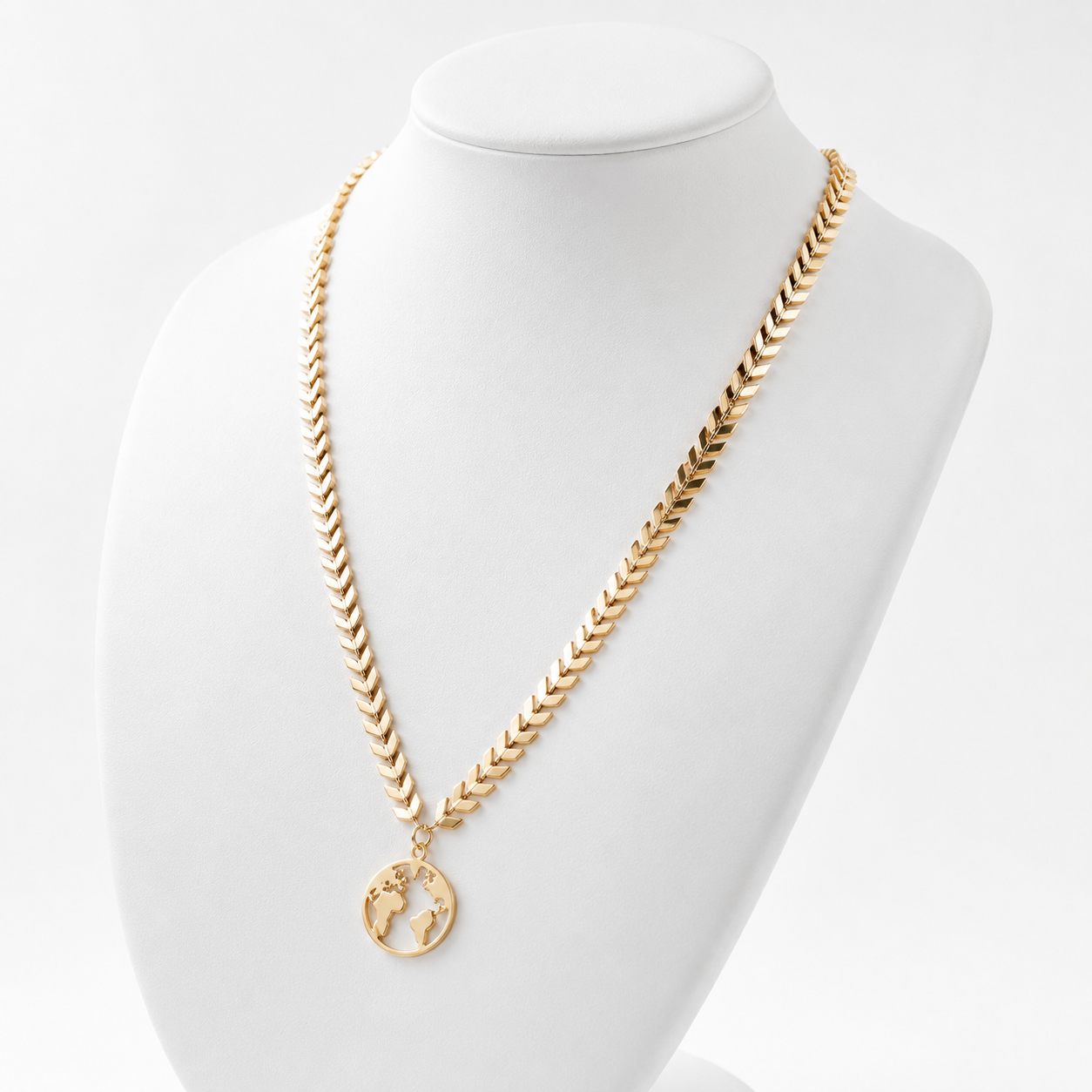 Sample Sale: Chevron Necklace - Earth