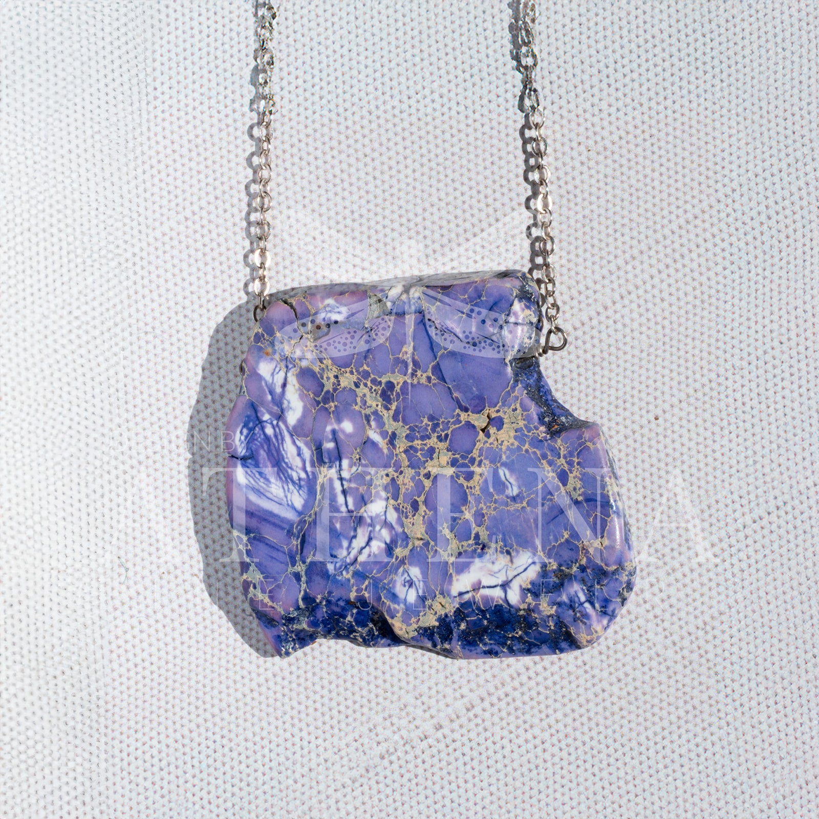 Royal Purple Jasper Pendant Necklace | Sterling Silver | Unique Nature-Inspired Jewelry