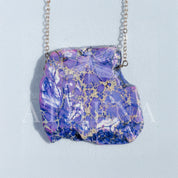 Royal Purple Jasper Pendant Necklace | Sterling Silver | Unique Nature-Inspired Jewelry