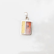 Daybreak Pendant | Sterling Silver Baltic Amber | Tears of the Sun