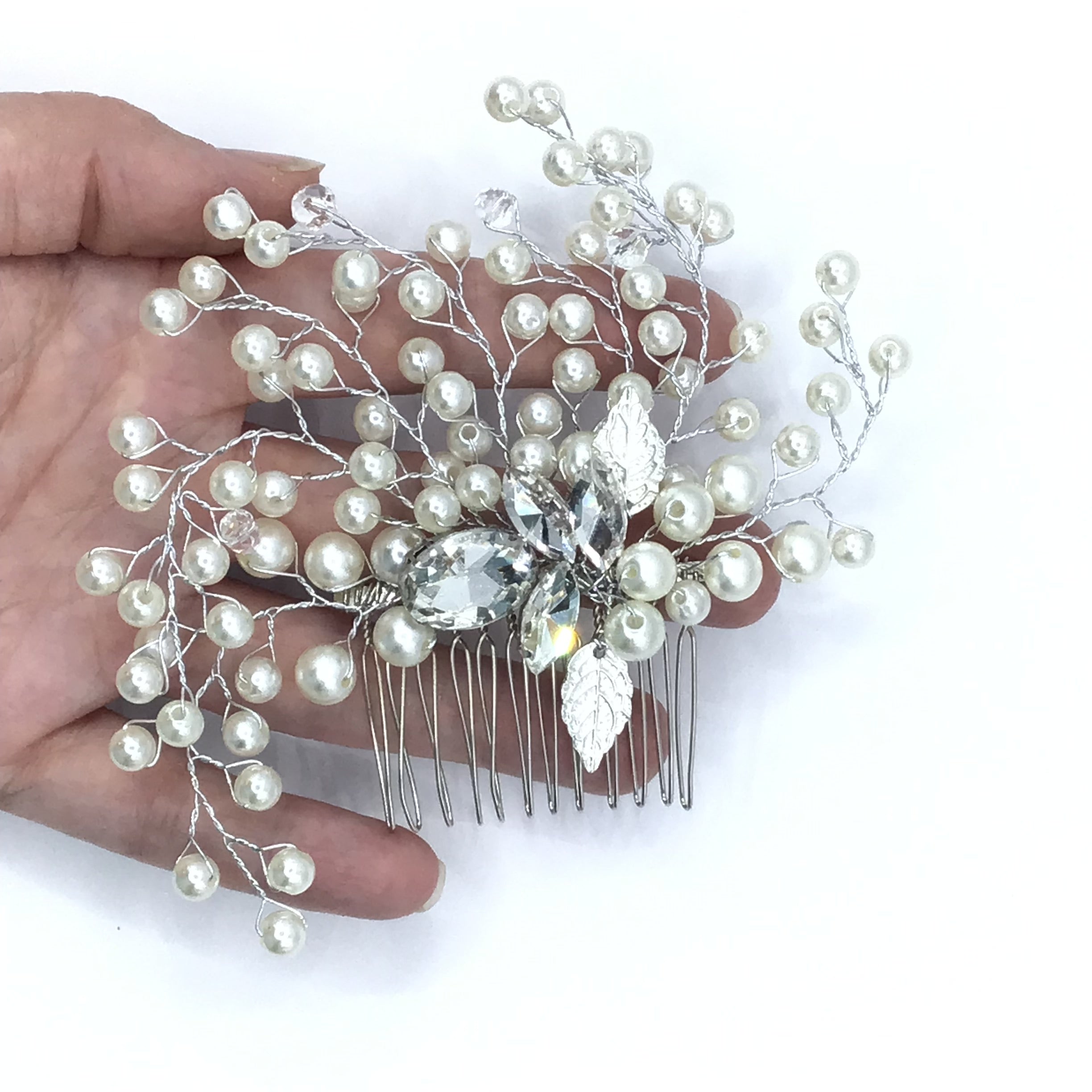 #30: Silver Bridal Hair Comb