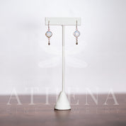 Opalite Earrings in Sterling Silver – Effortless Elegance for the Modern Woman