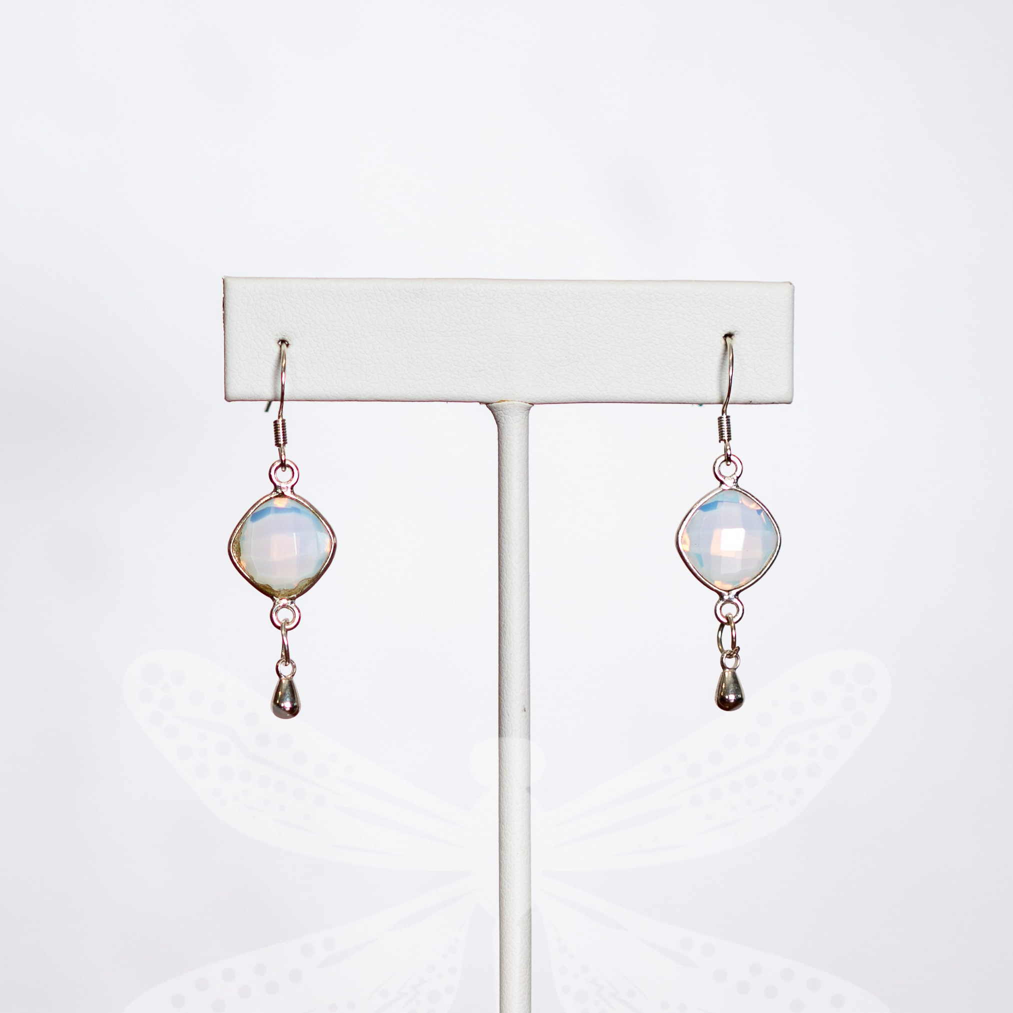 Opalite Earrings in Sterling Silver – Effortless Elegance for the Modern Woman