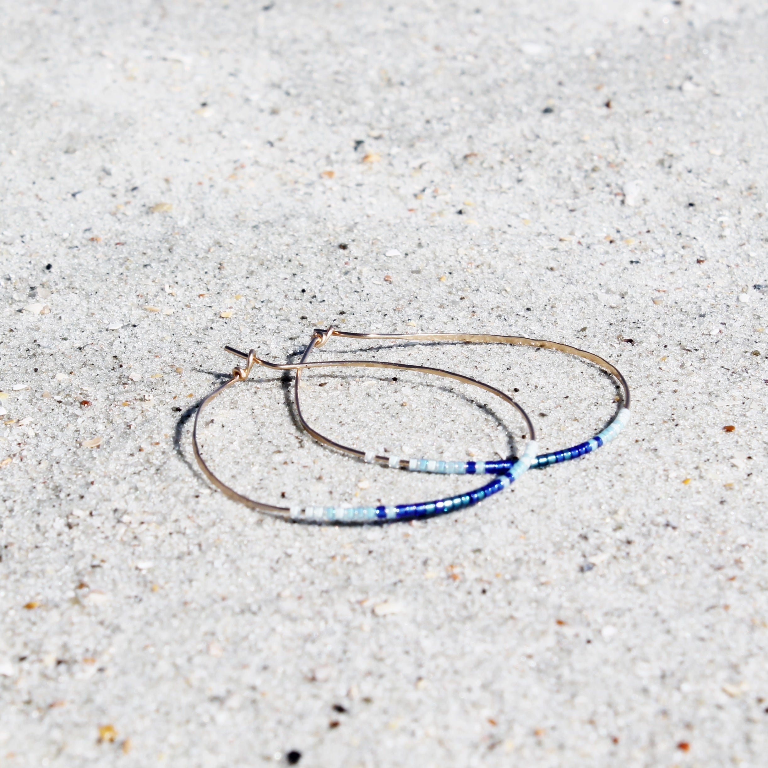 Ocean Breeze Hoop Earrings