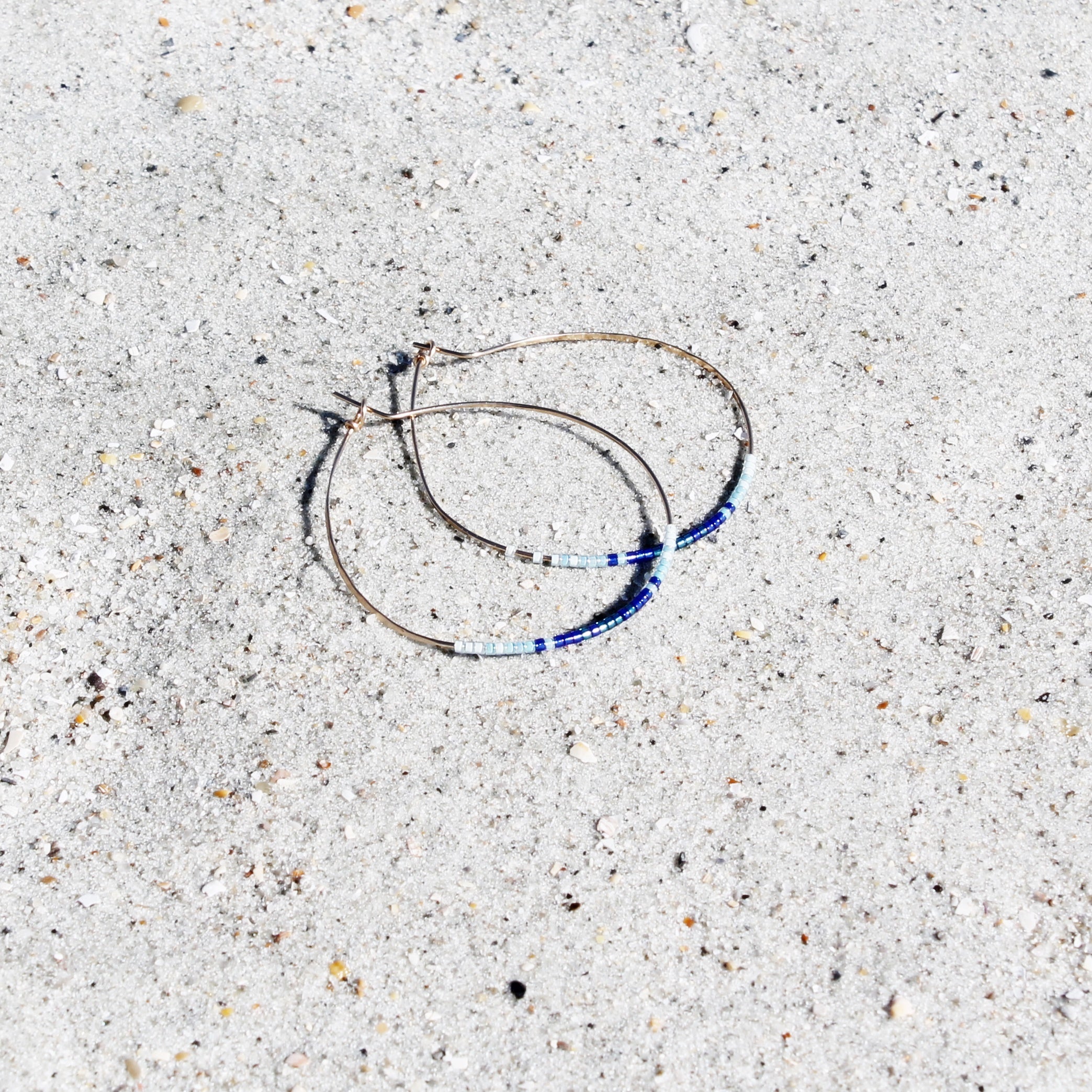 Ocean Breeze Hoop Earrings