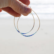 Ocean Breeze Hoop Earrings