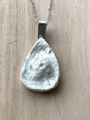 Wild Horse Magnesite Pear Pendant in Sterling Silver – One-of-a-Kind