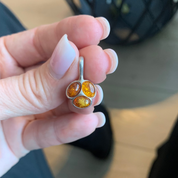 Sunpetal Pendant | Sterling Silver Baltic Amber | Tears of the Sun
