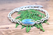 Enchanted Radiance Necklace – Fully Handcrafted Labradorite & Silver