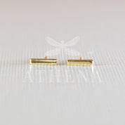 Sample Sale: Bar Stud Earrings in Sterling Silver