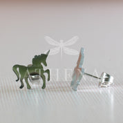Sample Sale: Unicorn Stud Earrings | Stainless Steel in Gold or Silver Finish | Magical Jewelry | Hypoallergenic Gift