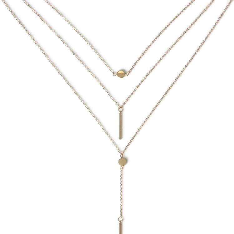 Sample Sale: Bar Drop Layering Necklace