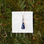 Echoes of the Lake: Labradorite & Lapis Lazuli in Sterling Silver