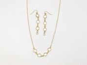 Crystal Necklace in Yellow Gold Fill