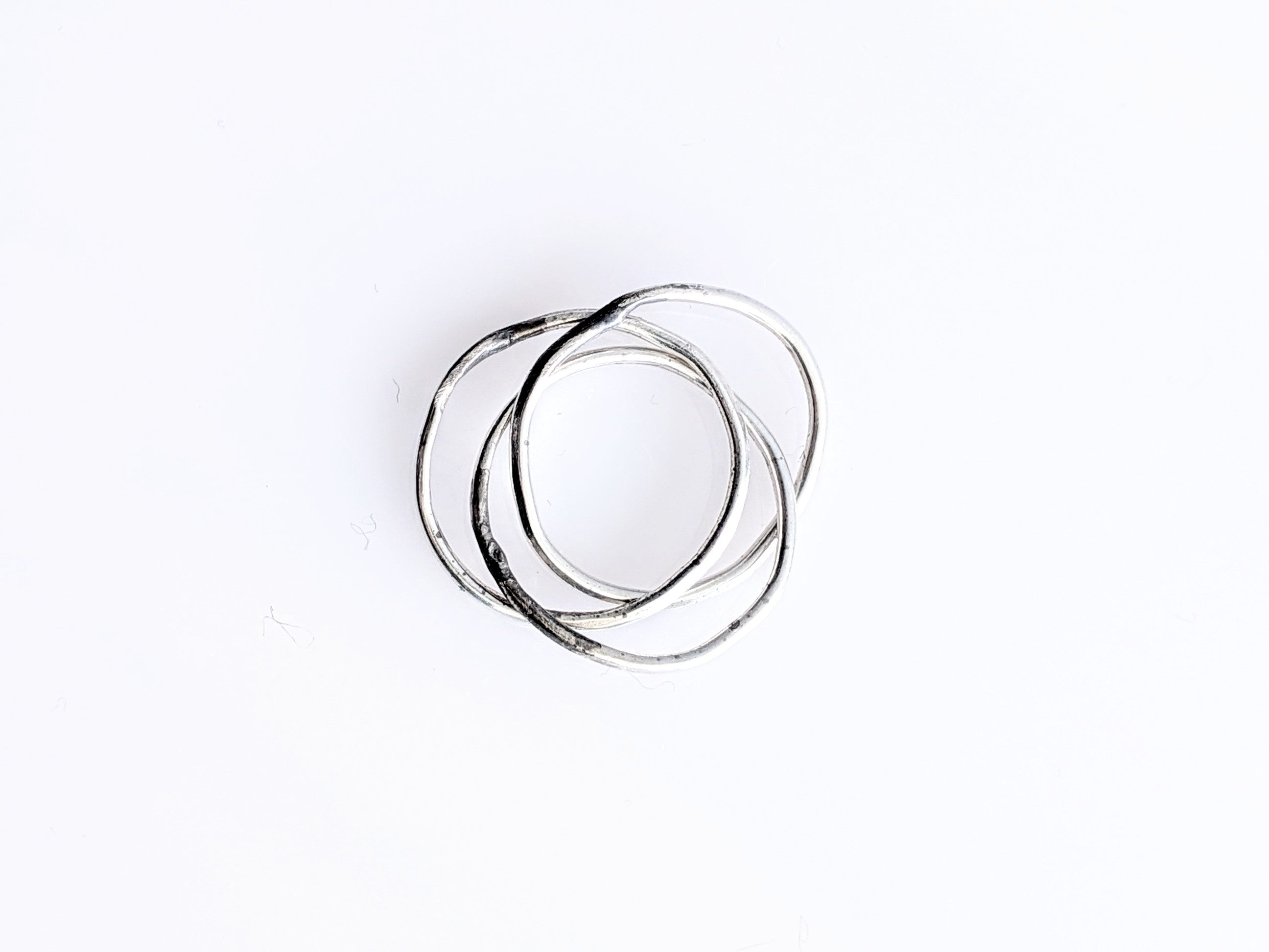 3 Band Intertwined Ring in Sterling Silver
