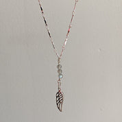 Filigree Wing Necklace in Sterling Silver