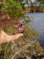 Fluorite Leaf Necklace – Echoes of the Lake Collection